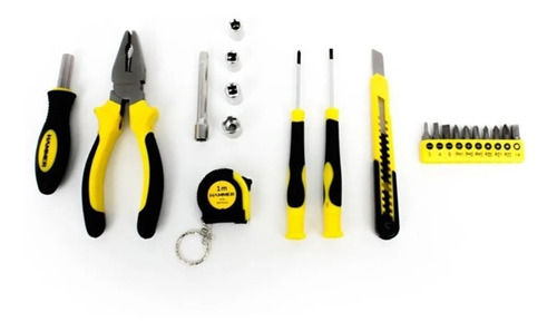 Imagem 2 de 6 de Kit Maleta Ferramentas Manuais Hammer 21 Pçs