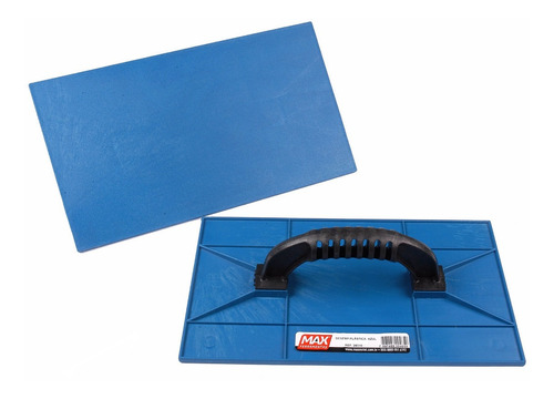 Imagem 1 de 7 de Kit Com 2 Unid Desempenadeira Azul Lisa 18x30 Para Reboco