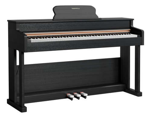 Pitetody Piano Digital Con Peso De 88 Teclas, Martillo De Te