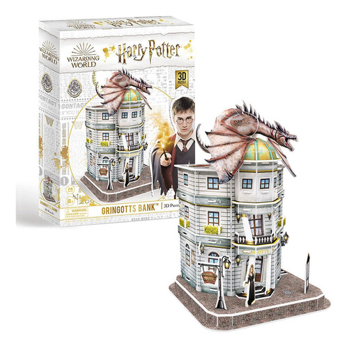 Gringotts Bank Harry Potter Rompecabezas 3d Cubicfun