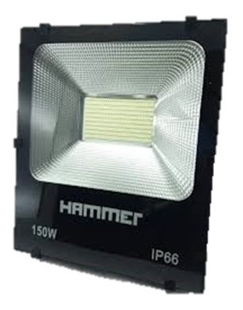 Reflector Led 150w 6500k Luz Blanca Ip66 85/277v Tg12 Hammer