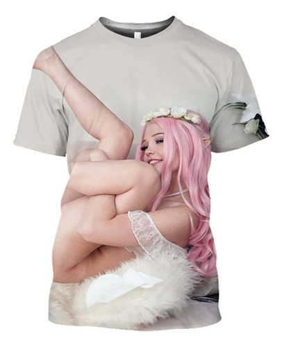 Camiseta 3d De La Celebridad De Internet Belle Delphine