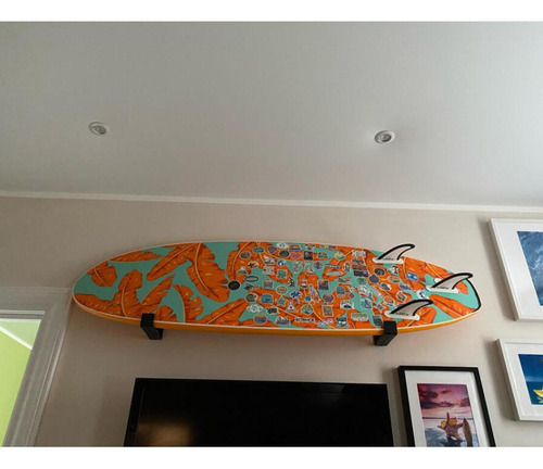 El Soporte De Exhibición De Longboard De La Tabla De Surf