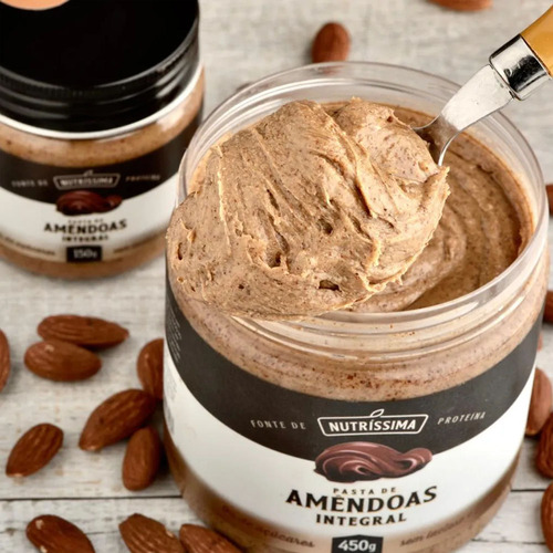 Pasta De Amêndoas Nutríssima Integral Vegana 150g
