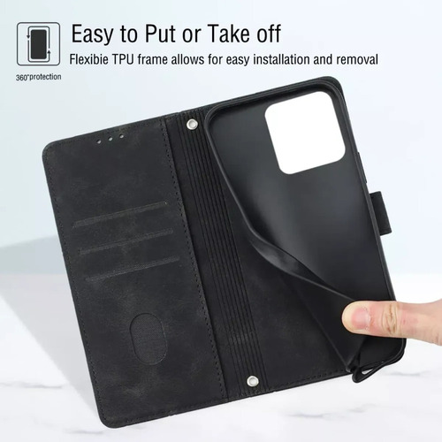( Funda Tipo Cartera Con Tapa En Relieve Para Xiaomi Redmi 10c