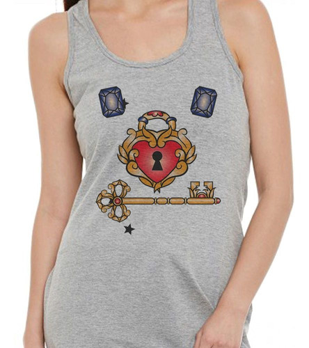 Musculosa Lock And Key Old School Llave Candado