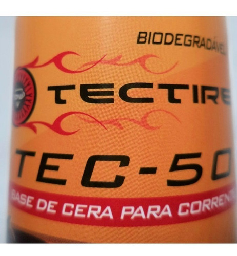 Óleo Lubrificante Corrente Tectire Tec 50 Bio Cera 120ml + Cerâmica 120ml