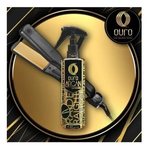 3 Pzas Aceite Argan 125 Ml Ouro Tratamiento Capilar