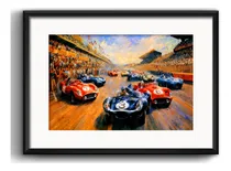 Comprar Cuadro Carrera Pop Art Formula 1 Auto Brs1 Con Paspartu
