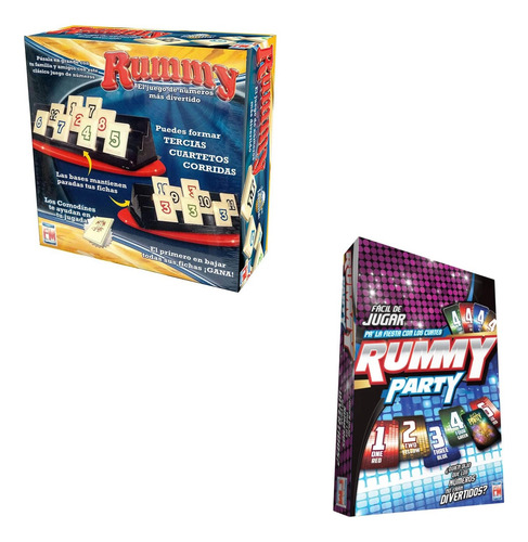 Fotorama | Rummy + Rummy Party | 2 Juegos De Mesa