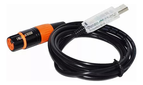 Cable De Control: Cable Xlr Hembra, Adaptador Usb, Pin Macho