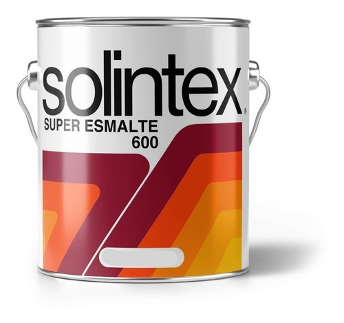 Pintura Super Esmalte 600 Negro Mate 0685 Galon Solintex