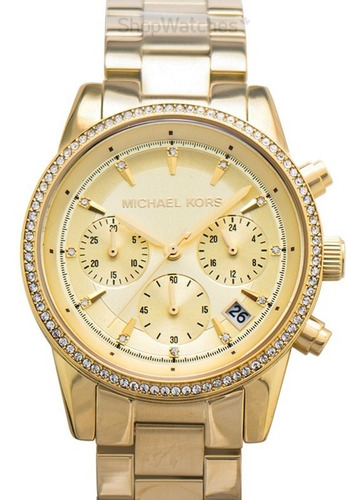 Relógio Michael Kors Mk6356/4dn Cronó Nota Fiscal Garantia