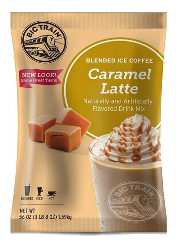 Big Train Caramel Latte Bolsa 1.589 G -base Para Frappe-