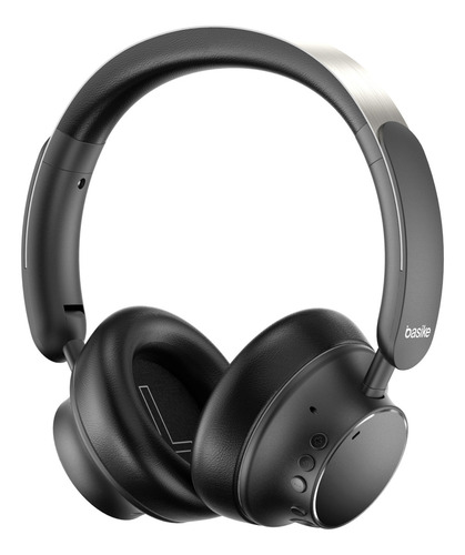 Fone de Ouvido Sem Fio Bluetooth Com Redução De Ruído Do Anc Cancelamento De Ruído Ativo Headphone, Som Surround 3d, Certificação Hi-pure Audio, 35 Horas Reprodução Headset Com Microfone, (preto)