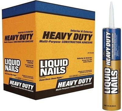 Pegamento Liquid Nails Heavy Duty Tubo 10 Onzas Ctn  12 Pzas