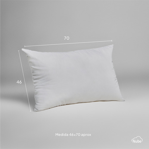 Kit De 4 Almohadas Hoteleras Premium 70 X 50 Cm Blanco