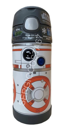 Garrafa Termica Thermos Star Wars Bb8 - T2 Frete Baixo