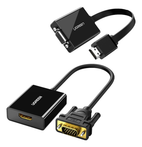 Ugreen Activo Hdmi Hembra Vga Macho Adaptador Conector Audio