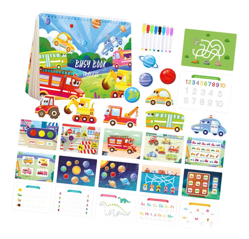 Libro Para Niños Libros Para Colorear Tema De Tráfico
