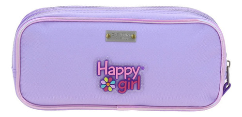 Lapicera Chenson Escolar Happy Girl Flof Hg70330-v Lila Flor Lila Floreado