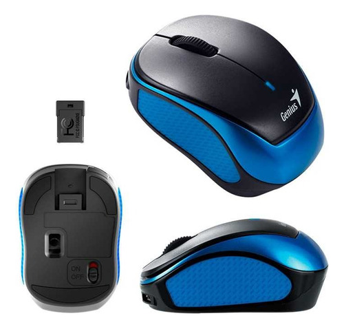 Mouse Genius Inalambrico Recargable 2.4ghz 1200dpi 9000r Eco