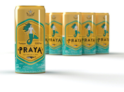 Imagem 1 de 7 de Cerveja Praya 269ml Fardo (12 Unidades)