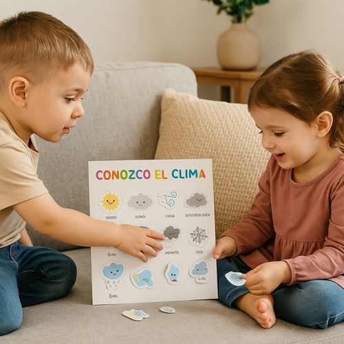Juego Didáctico Imantado Para Niños, Safari