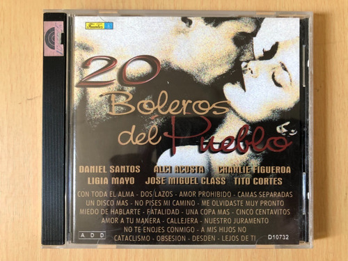 Cd 20 Boleros Del Pueblo - D Santos, A Acosta, Ligia Mayo