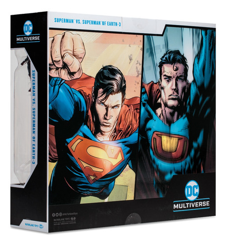 Mcfarlane 2 Pack Figuras 7 Superman Vs Superman Of Earth-3