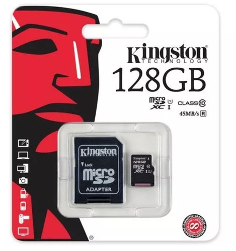 Memoria Micro Sd Kingston 128gb Clase 10