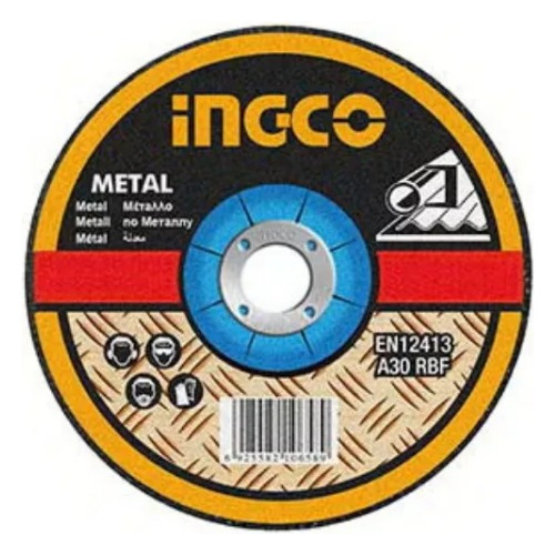 Disco De Rectificado De Metal Abrasivo 125mm Ingco