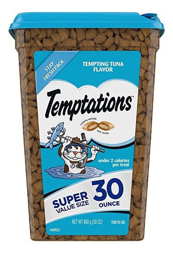 Snack Gatos Temptations Crujiente Y Suave Sabor Atun 860g