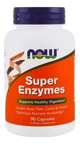 Enzimas(super Enzymes Now 90 Tablets) Importada Envio 24hs