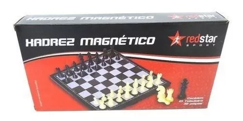 Jogo de Xadrez Magnético Dobrável Redstar