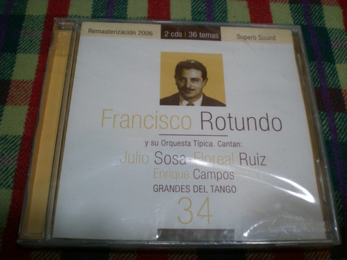 Francisco Rotundo / Grandes Del Tango Cd Doble Nuevo (cp3)