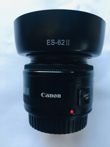 Canon 50mm F1.8 Stm Ultima Versiòn  Impecable Con Parasol 