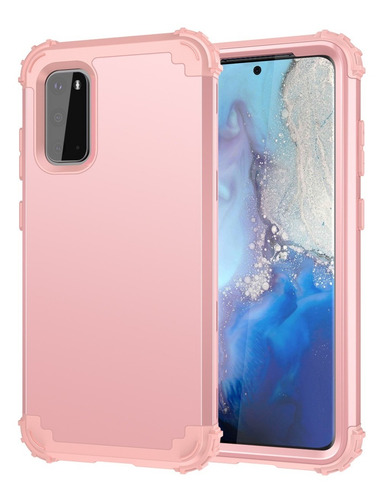 Funda Case Sumsung S20/s20 Plus/s20 Ultra Uso Rudo 3 En 1