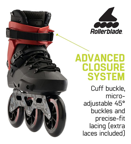 Rollerblade Twister 110 - Patines En Línea Unisex Para Adult