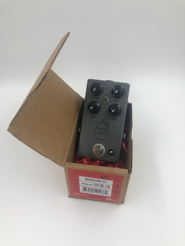 Pedal de guitarra Jhs Moonshine V2 Overdrive (nuevo/nf), color plateado