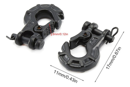 1 Gancho De Remolque Warn Winch Gancho De Cadena 1/10 Rc Car