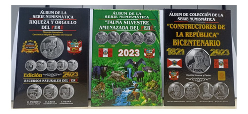 3x20 Soles Album Colección De Monedas