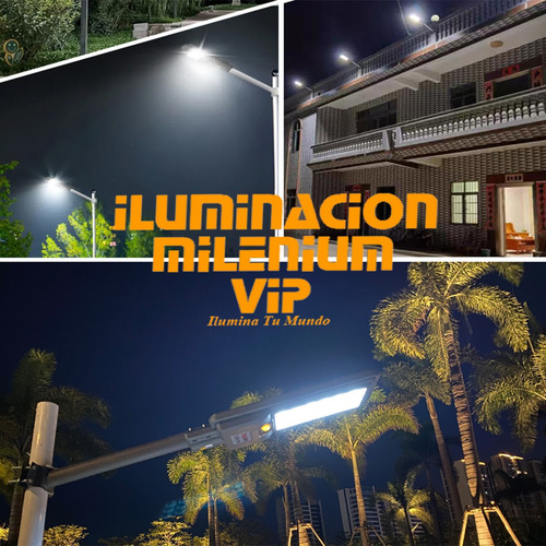 Lampara Led Solar 300w Ip67 Alta Potencia Alumbrado Publico