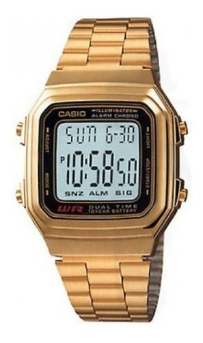 Reloj Casio Dorado Retro Vintage A 178wga-1a Casiocentro