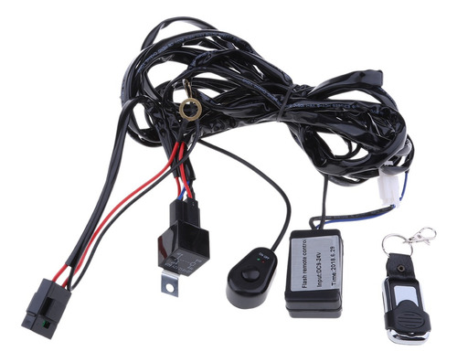 12v-24v Control Remoto Del Coche Flash Strobe 2 Lead Led Kit