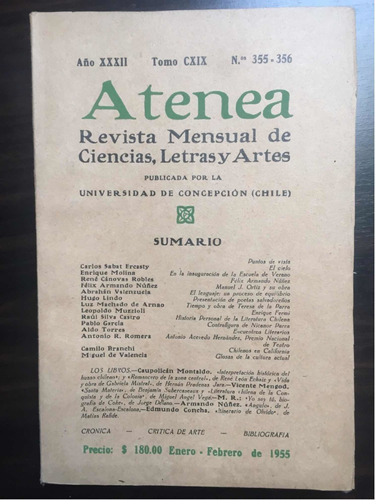 Revista Atenea 355 356 Ene Feb 1955