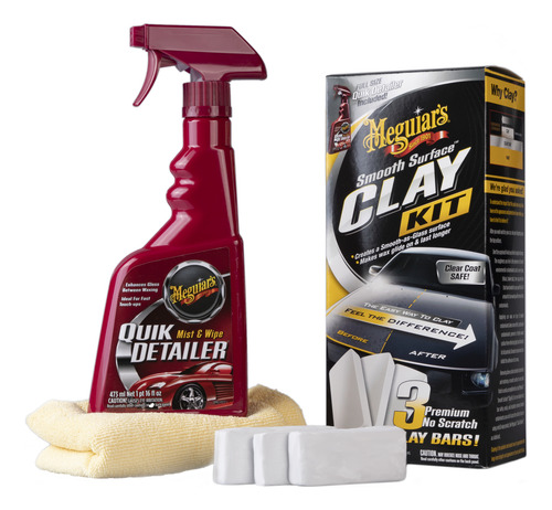 Meguiar's Kit De Descontaminado Smooth Surface Clay Kit
