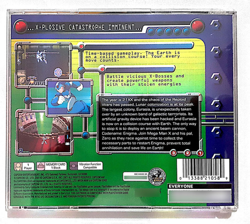 Mega Man X5 Original Playstation 1 Ps1. (Usado)