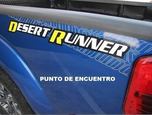 Sticker Huella Llanta Para Desert Runner Nissan Frontier 2 P