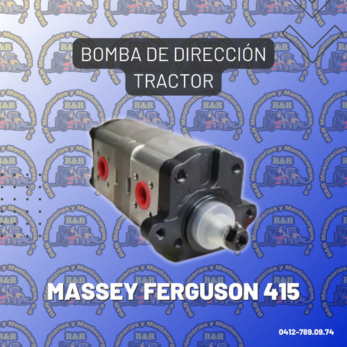 Bomba De Dirección Tractor Massey Ferguson 415